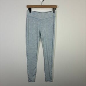 Smartwool Classic Merino Base Layer Leggings Pants Blue Women's Small Gorpcore